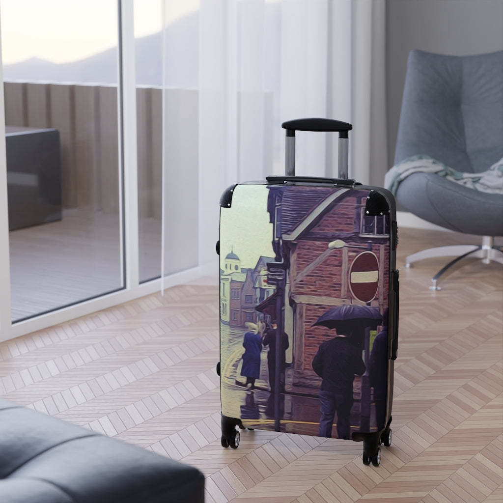 Rainy Day In England Suitcases