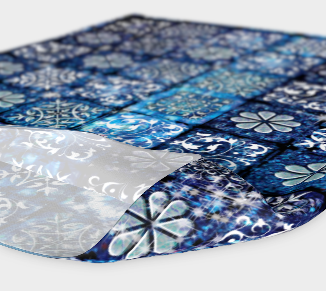 Blue Ice Crystals Headband