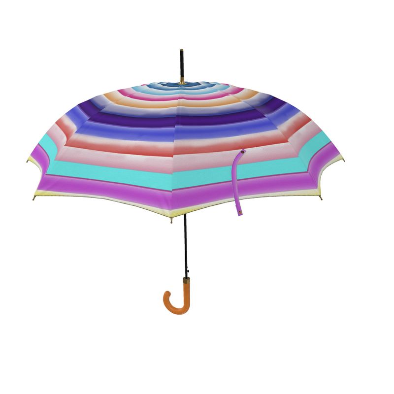 Cotton Candy Stripes Umbrella