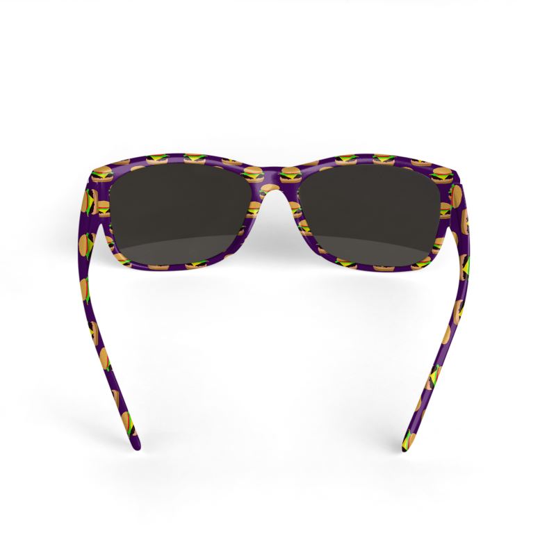 Cheeseburger Pattern Sunglasses