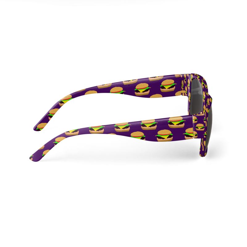Cheeseburger Pattern Sunglasses