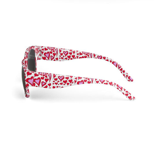 Hearts Drawing Sunglasses