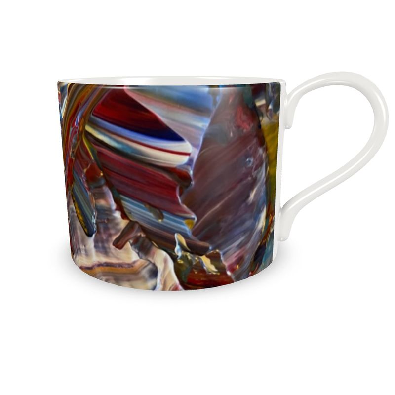 Wishing For Blue and Rainbow Cup and Saucer