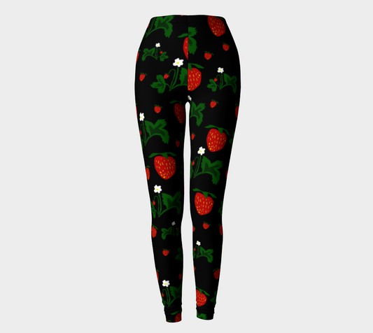 Wild Strawberries Leggings