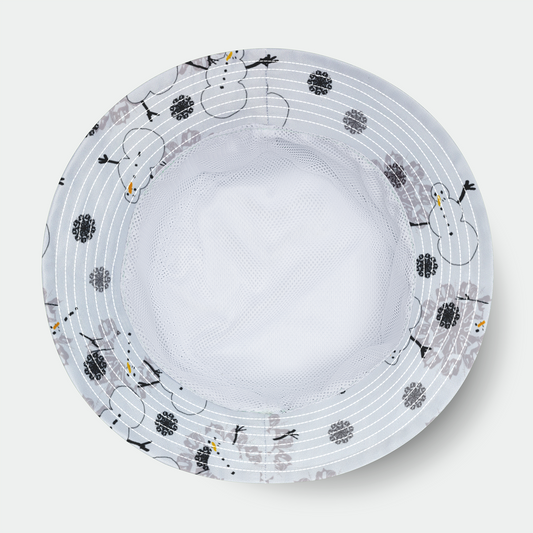 Snowman Pattern  Bucket Hat