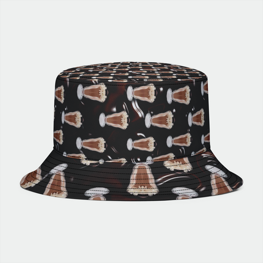 Chocolate Milkshake Pattern Bucket Hat