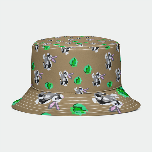 Bunnies Pattern Bucket Hat
