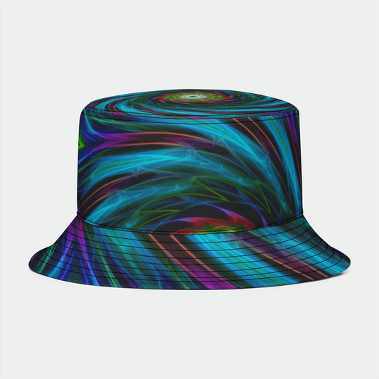 Turquoise Swirl  Bucket Hat