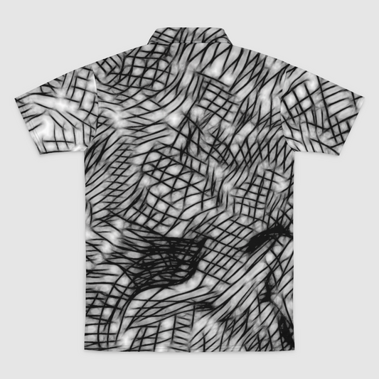Pen Crosshatch Mens Polo Shirt