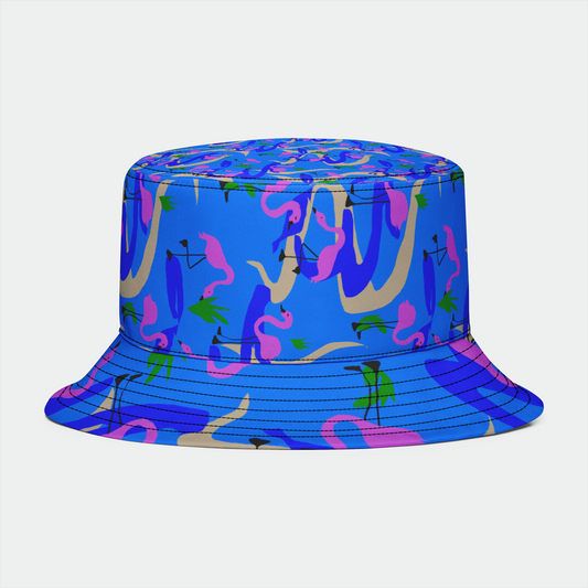 Flamingos Pattern Bucket Hat