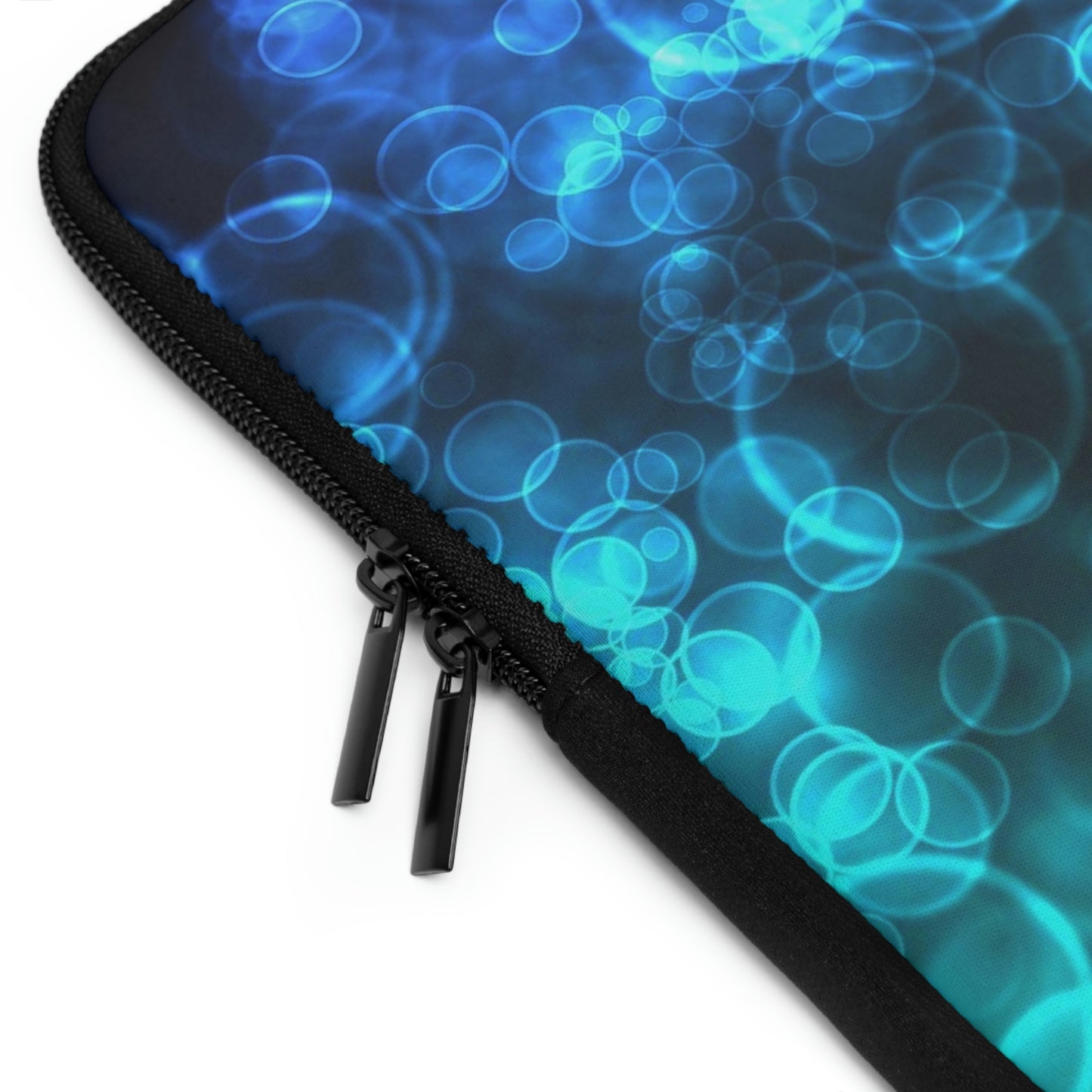 Blue Ocean Bokeh Laptop Sleeve