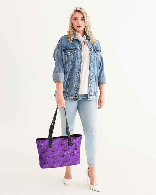 Witch Cat Cauldron Pattern Stylish Tote