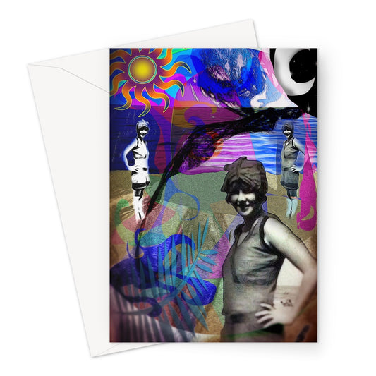 The Swimmer Greeting Card