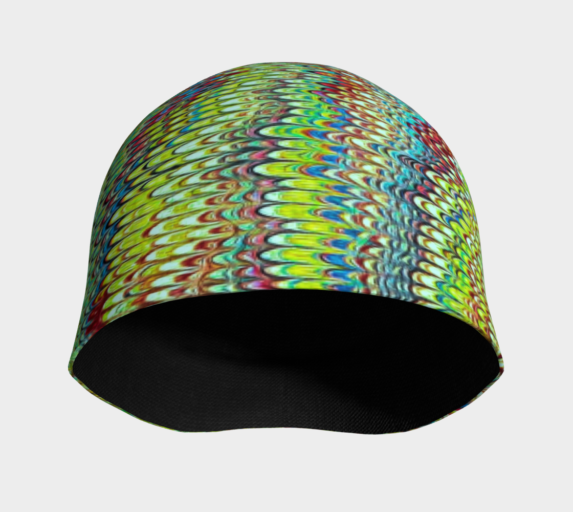 Cool Green Marbled Hat