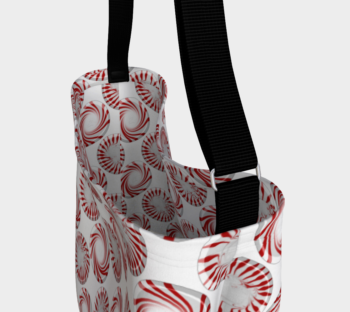 Peppermint Candy Dots Day Tote