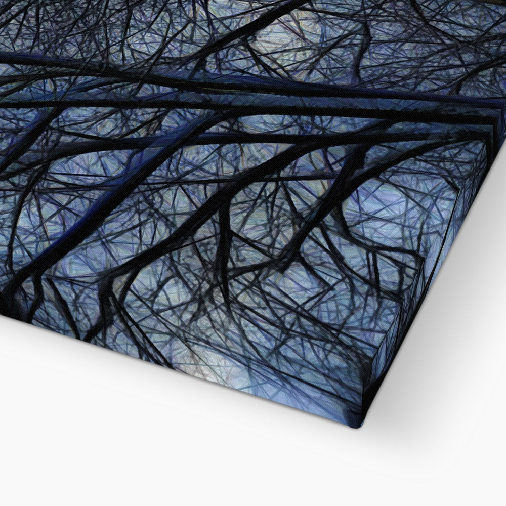 Twilight Icicles Canvas