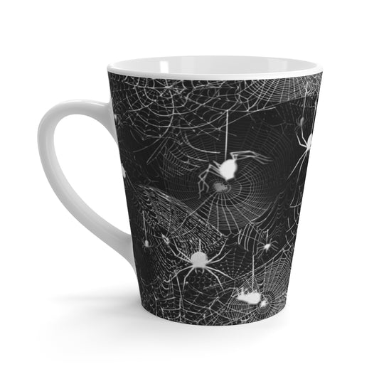 Spider Webs Latte mug