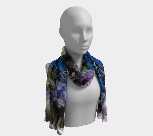 Flowers 292 Long Scarf