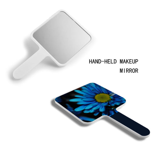 Blue Daisy Hand Mirror