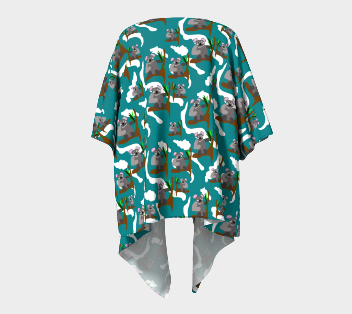 Koala Bears Drapes Kimono