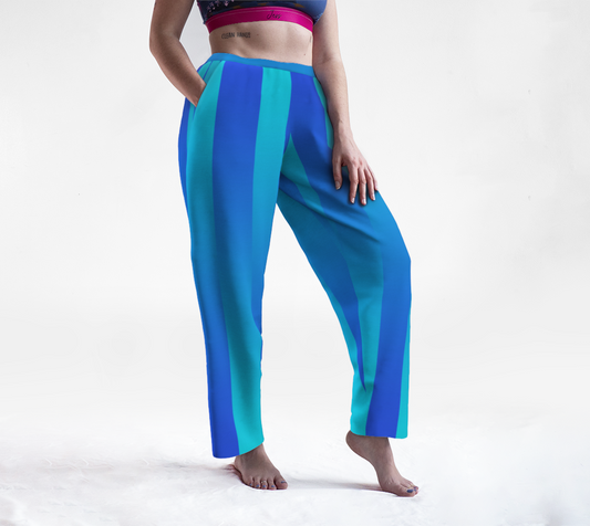 Soft Blend Blue Stripe Lounge Pants