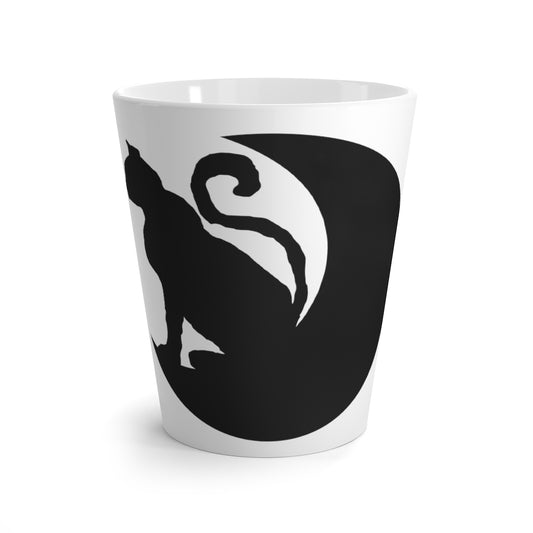 Cat On The Moon Latte Mug