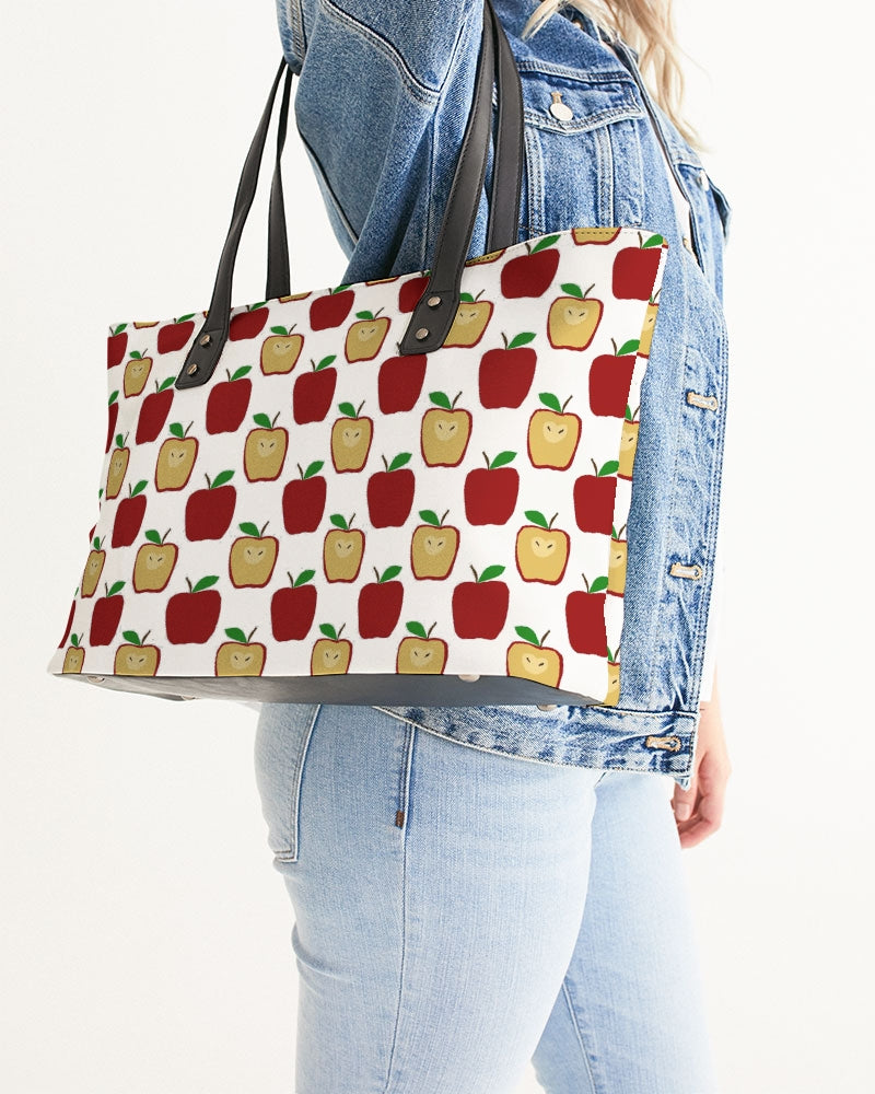 Apple Polkadots Stylish Tote