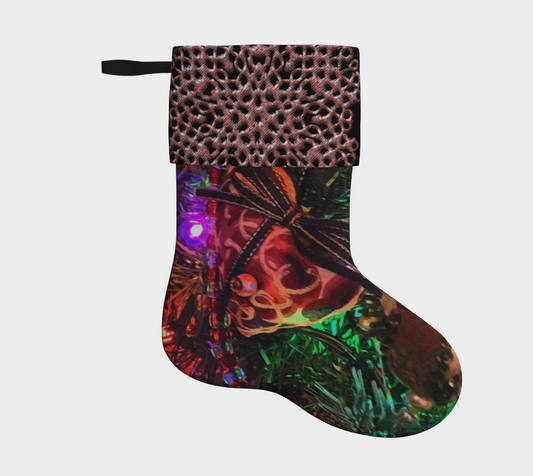 Heart ornament Christmas Stocking