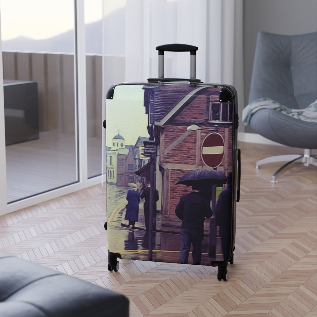 Rainy Day In England Suitcases