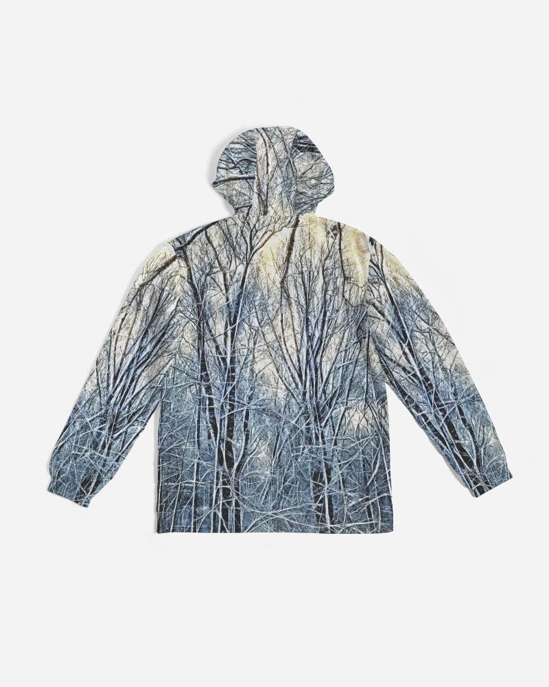 4 Oclock Winter Landscape Men's Windbreaker