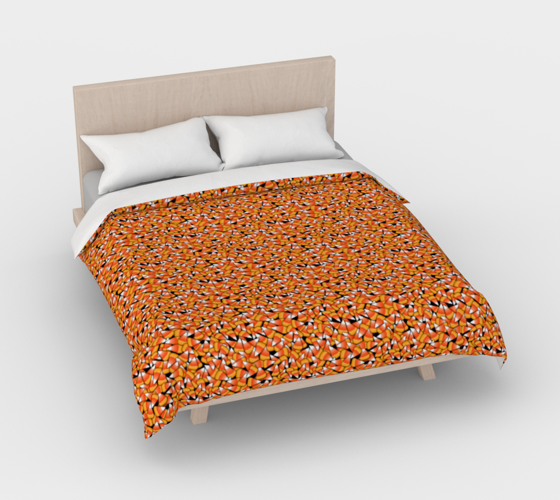 Fall Candy Corn Duvet Cover