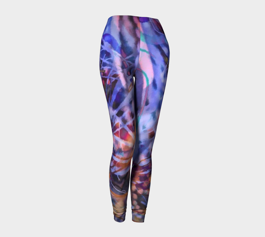 Coffee Cup Abstract Leggings