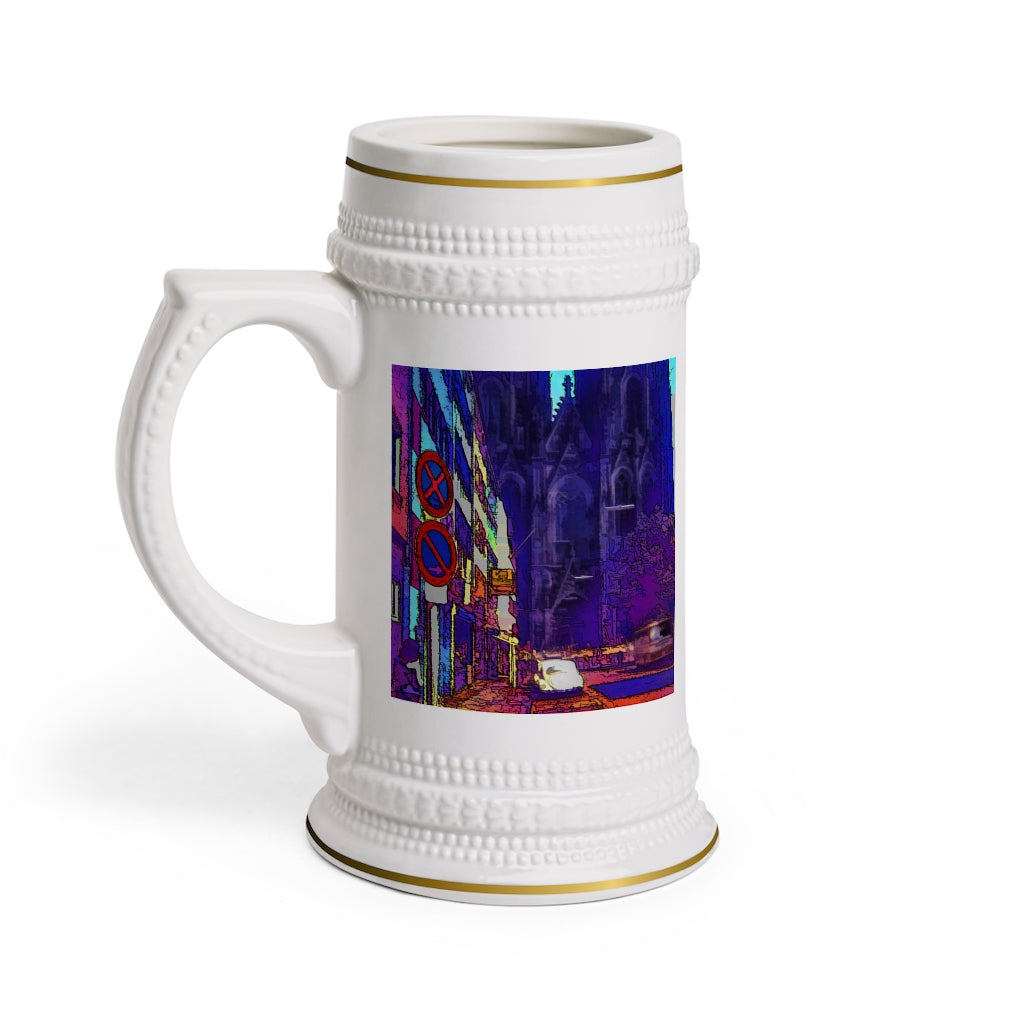 Psychedelic Cathedral Stein Mug