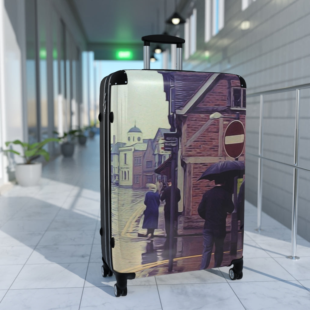 Rainy Day In England Suitcases