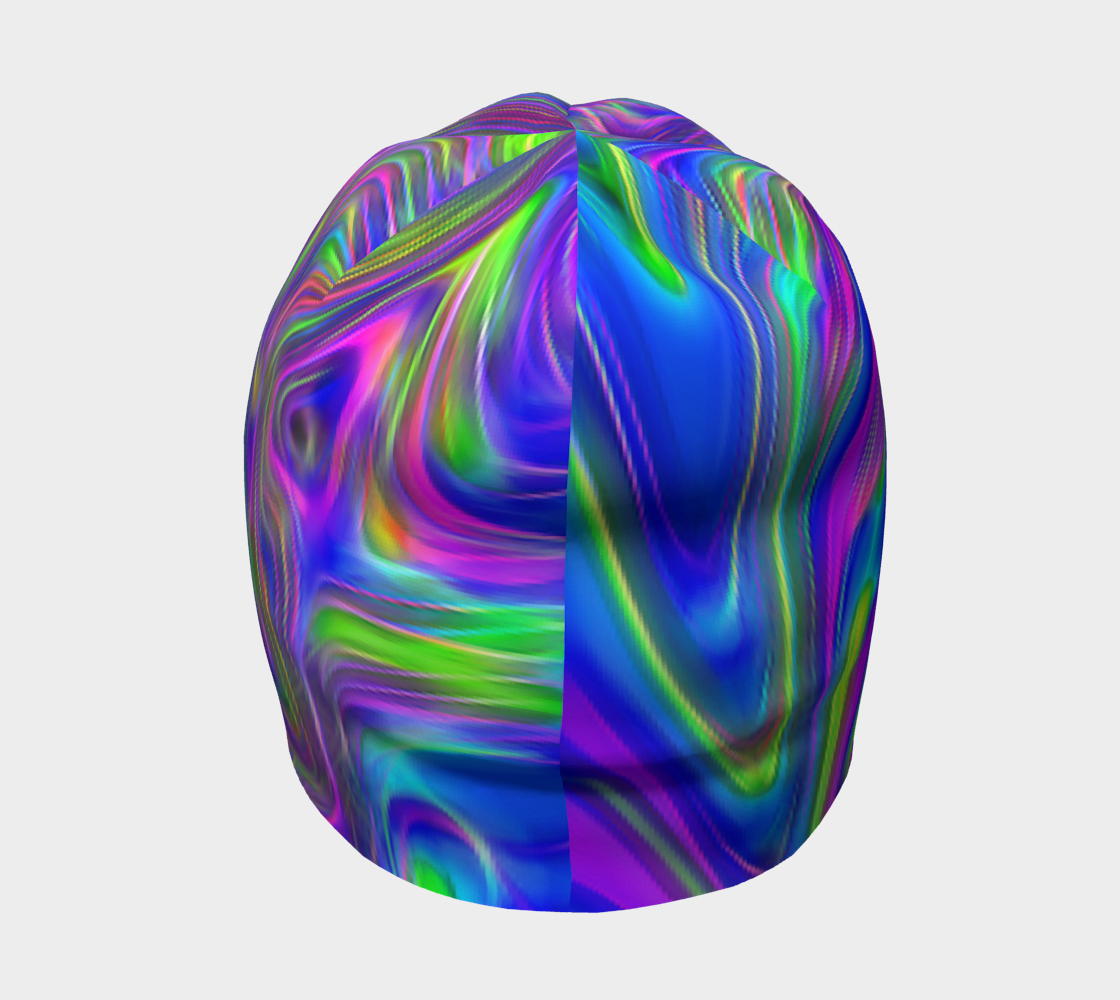 Abstract In Blue Hat