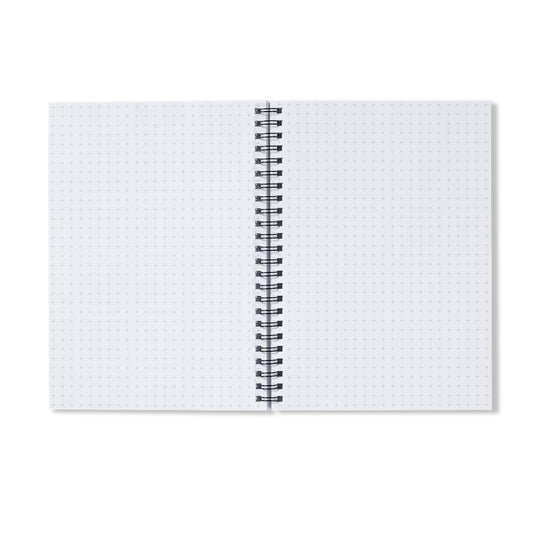 Blue Green Dahlias Notebook