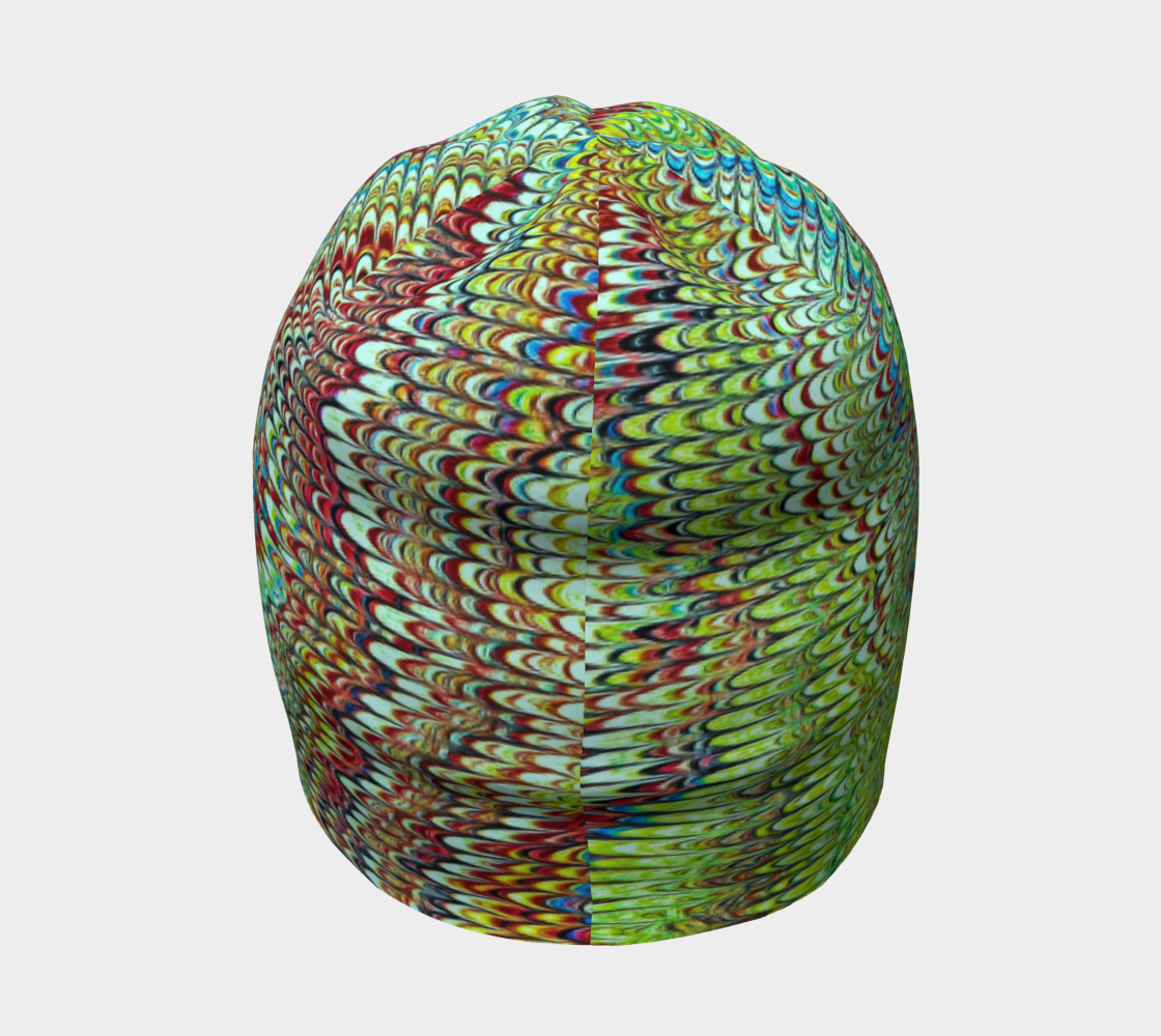 Cool Green Marbled Hat