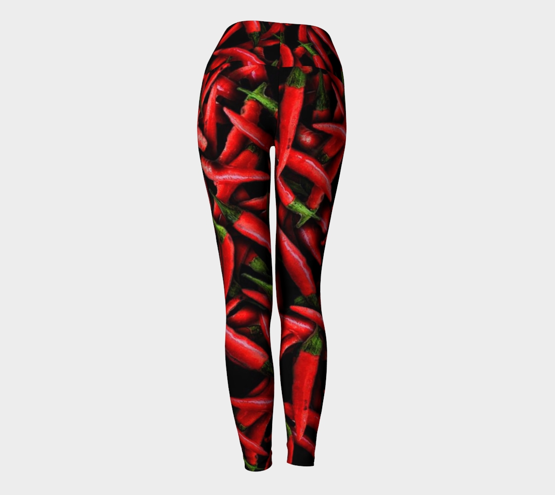 Red Chili Peppers Yoga Leggings