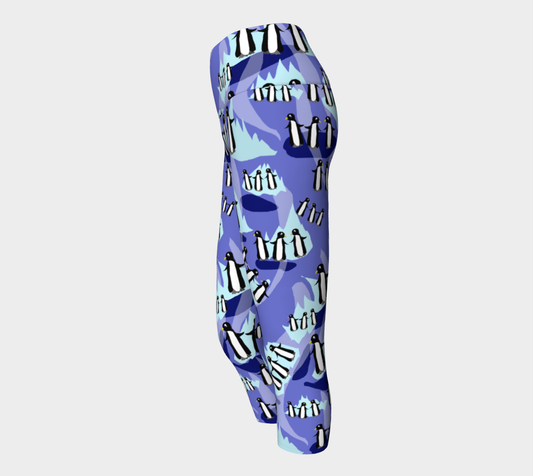 Penguins Yoga Capris