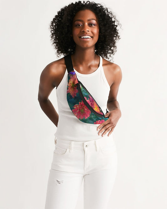 Warm Fall Mums Crossbody Sling Bag