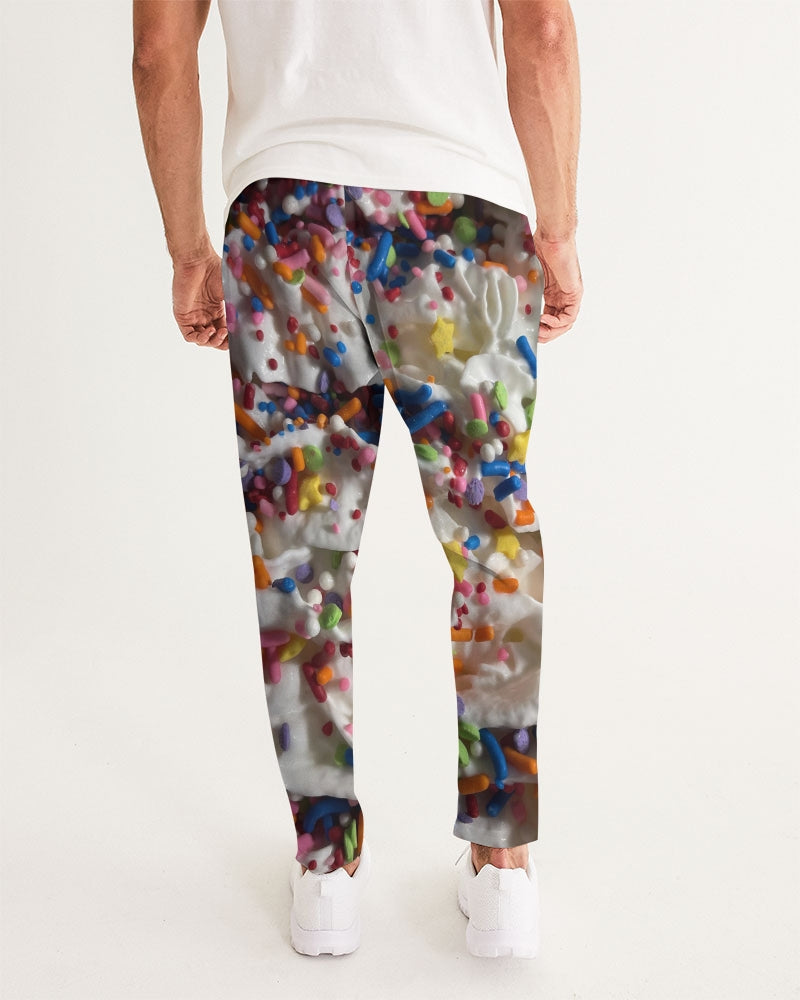 Rainbow Sprinkles On Whipped Cream Men's Joggers
