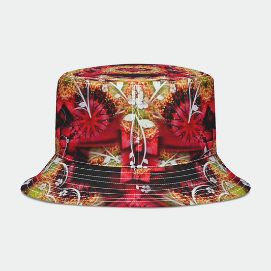 Victorian Vines and Flowers Bucket Hat