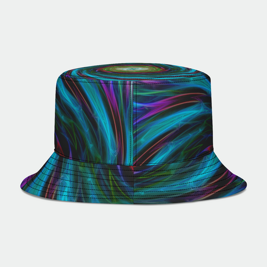 Turquoise Swirl  Bucket Hat