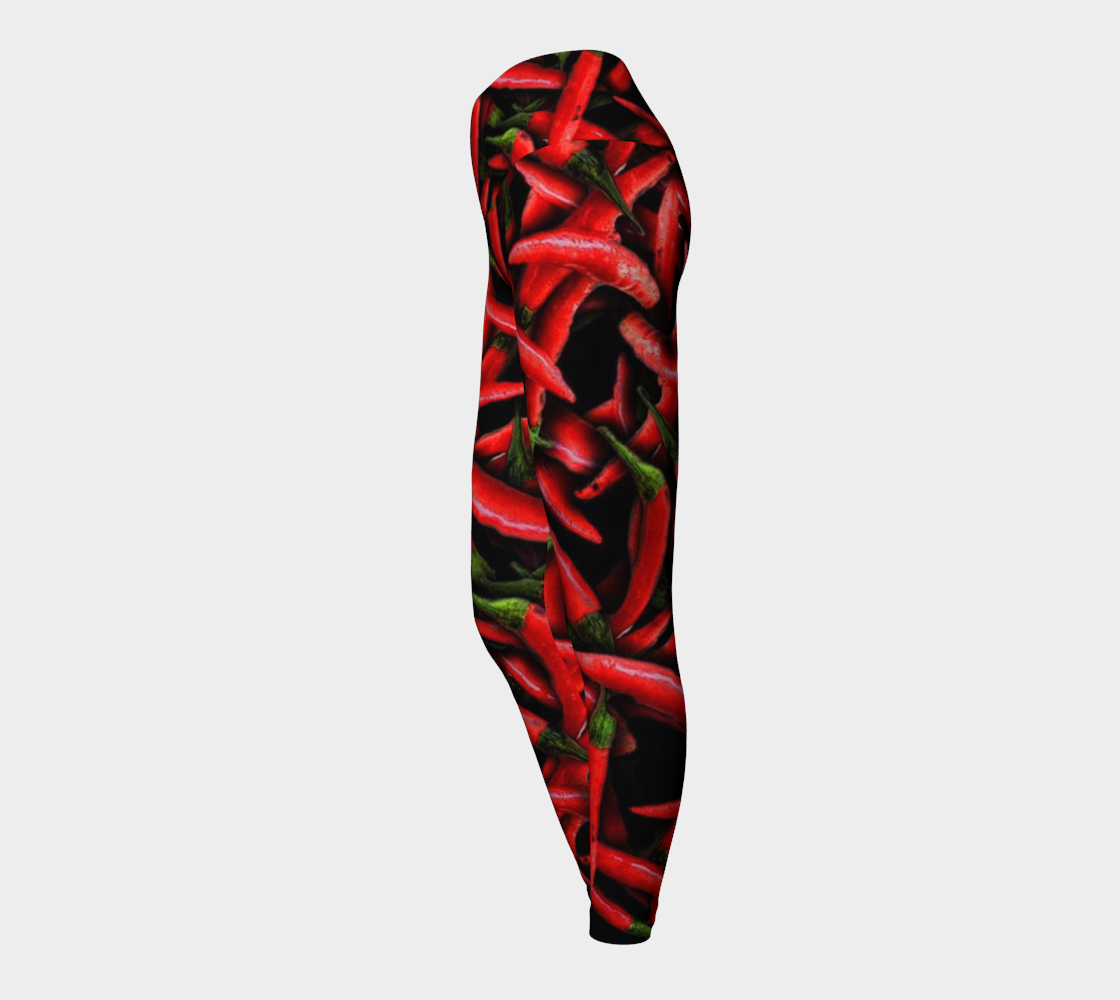 Red Chili Peppers Yoga Leggings