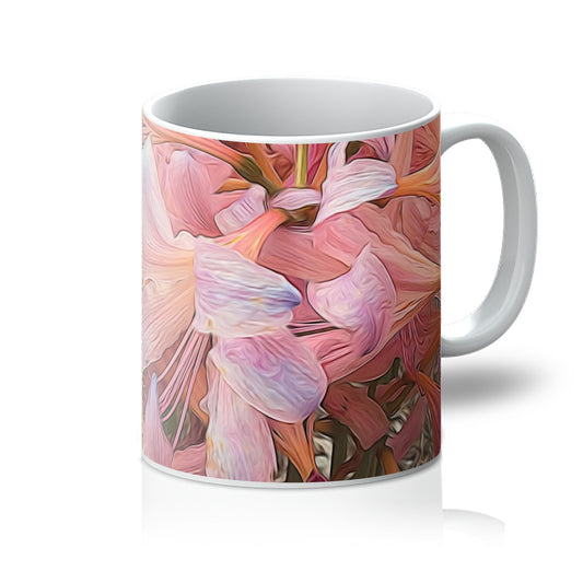 Pink Amaryllis Mug