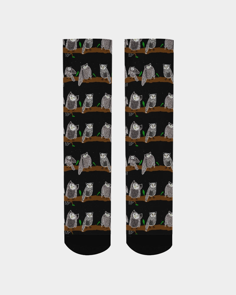 Owls Pattern Men's Socks