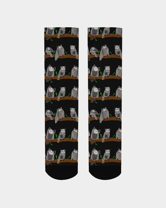 Owls Pattern Men's Socks