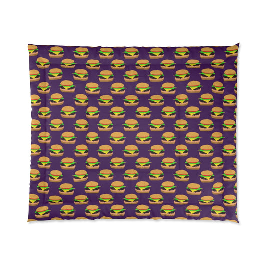 Burger Pattern Comforter