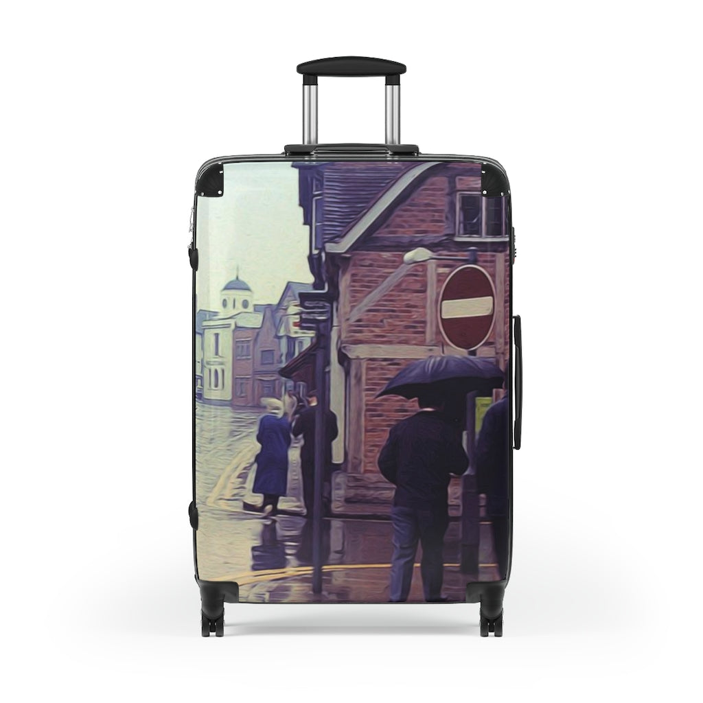 Rainy Day In England Suitcases