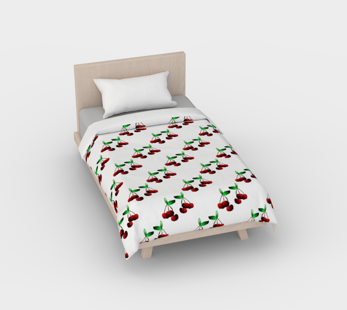 Cherries Pattern Duvet Cover